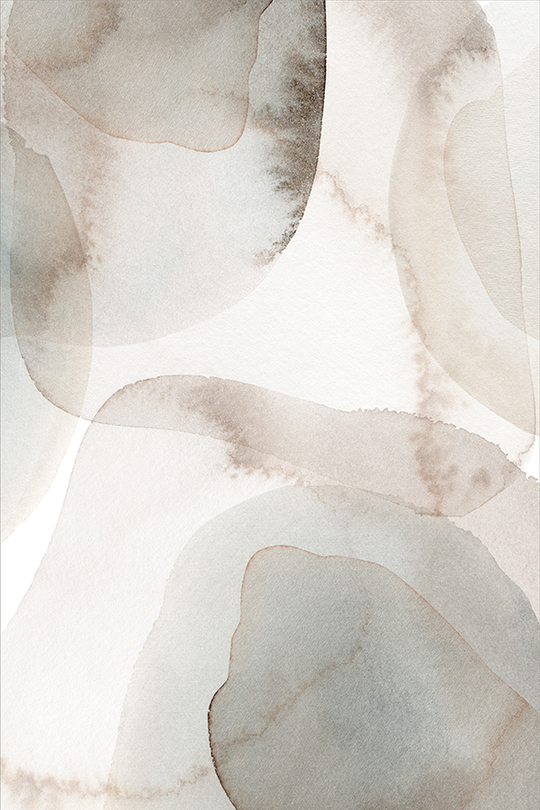 Watercolor Beige Poster