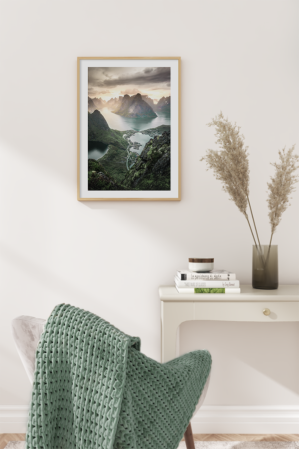 Mountains and Rivers Poster