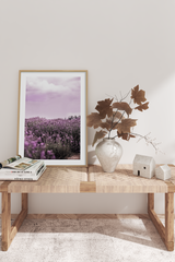 Purple Lavender Detail Poster