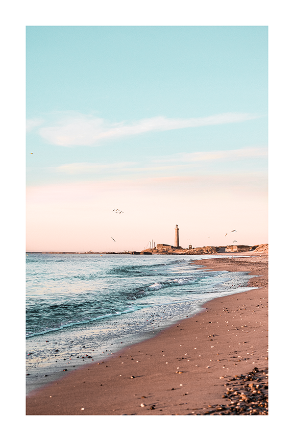 Seashore Landscape Poster