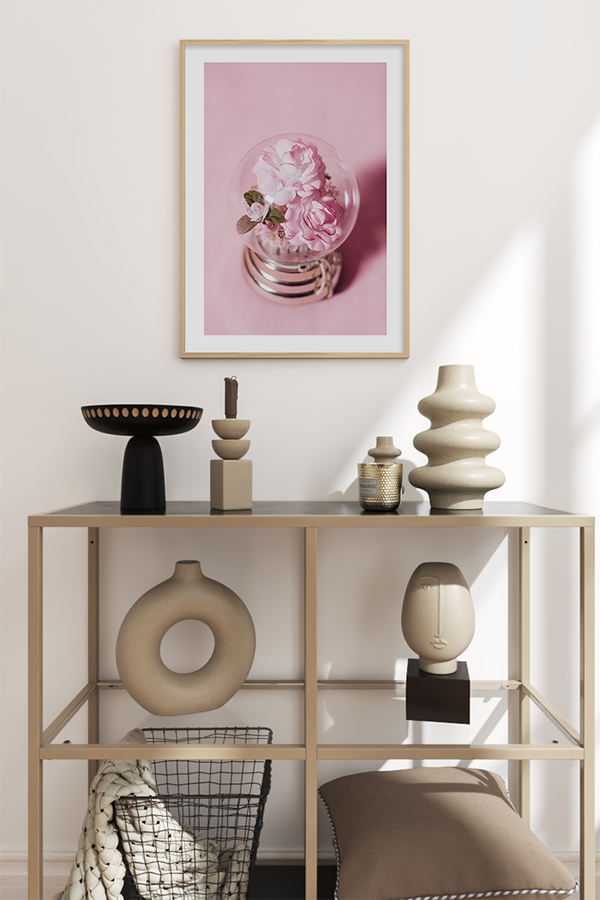 Pink Crystal Ball Poster