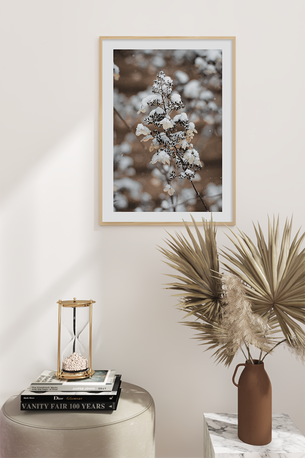 Winter Leaf Poster