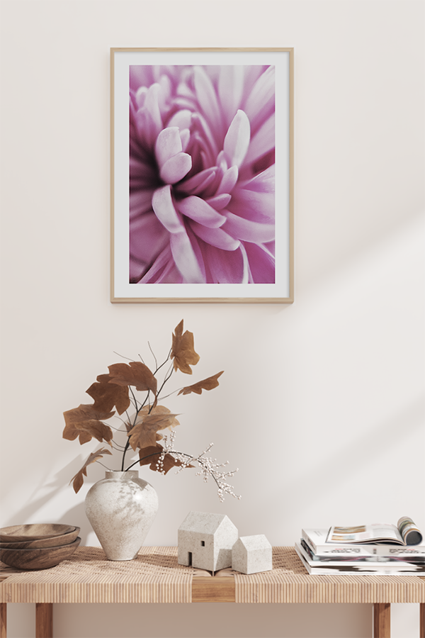 Purple Petal Detail Poster