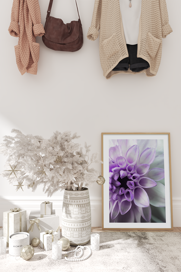 Dahlia Petals Detail Poster