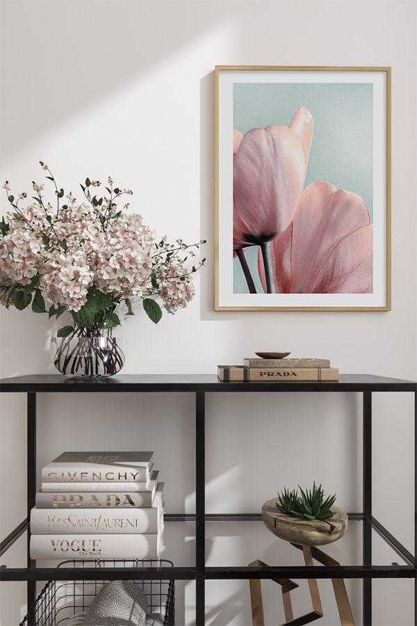 Pink Tulip Poster