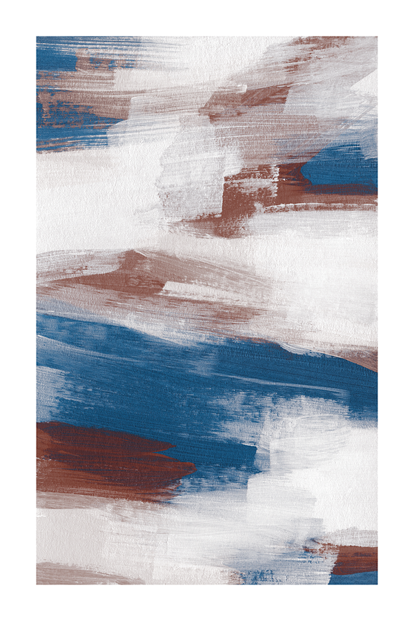 Blue Abstract Poster