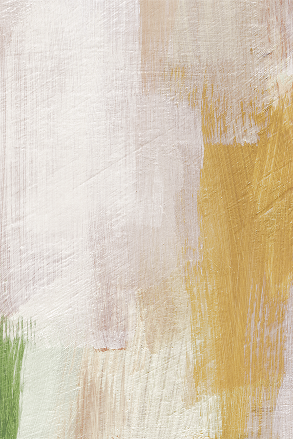 Beige Yellow Abstract Art