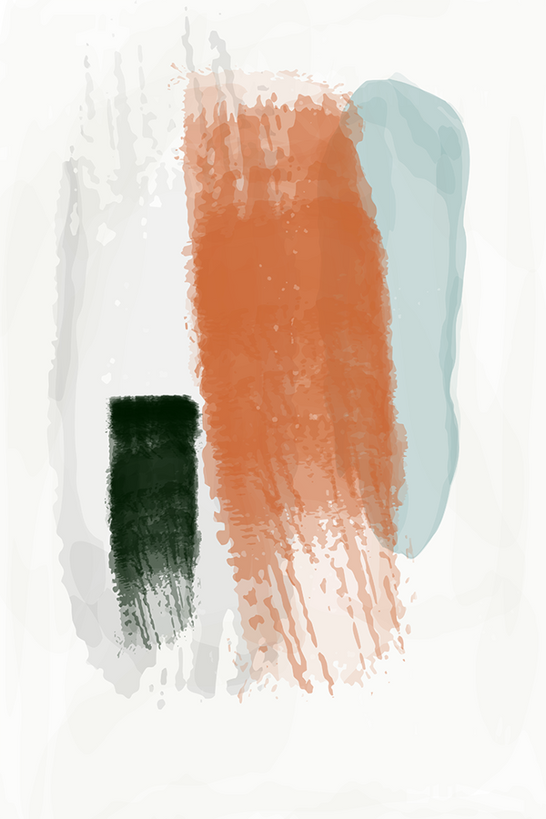 Pastel Brushes Poster