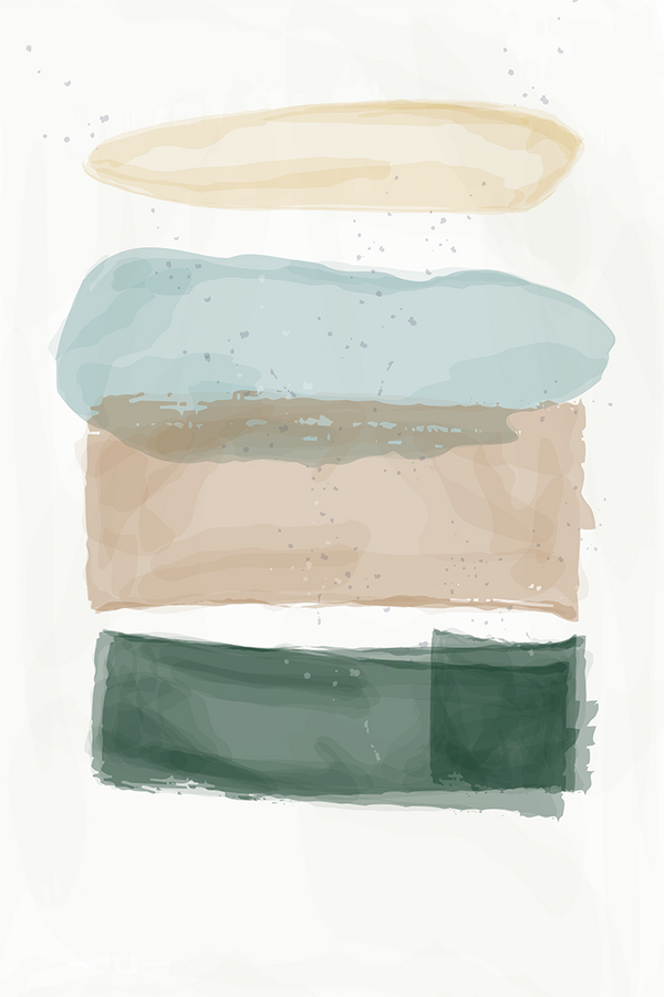 Pastel Brushes Poster No.3