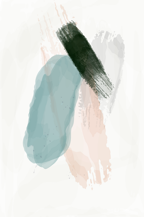 Pastel Brushes Poster No.4