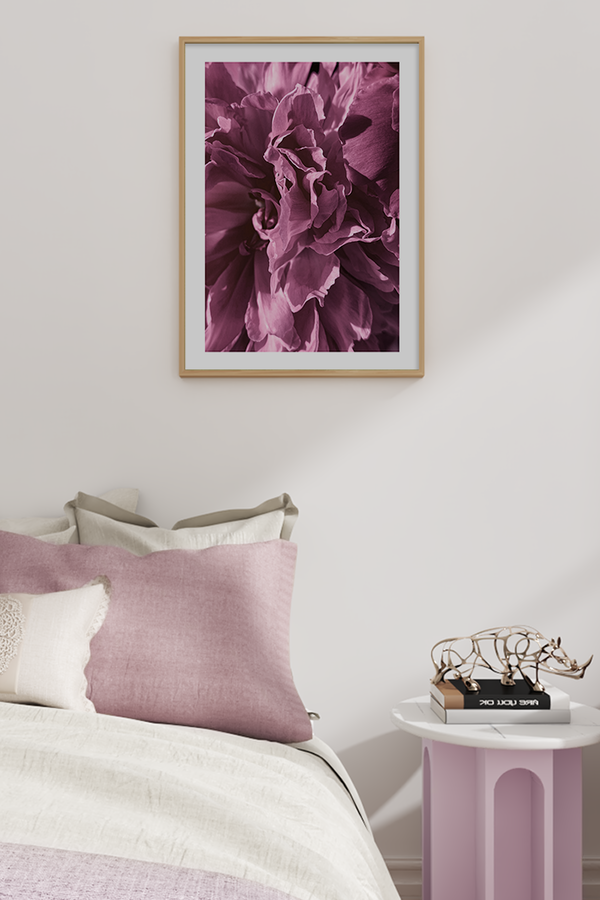 Pinky Purple Petals Poster