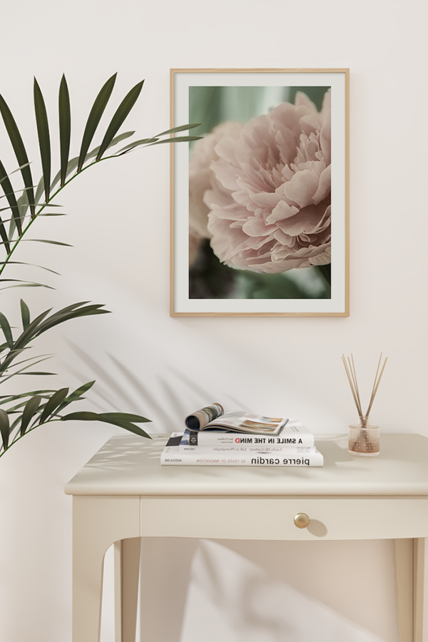 Light Pink Peony Detail Poster