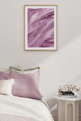 Purple Silk Poster