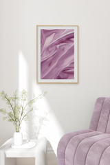 Purple Silk Poster