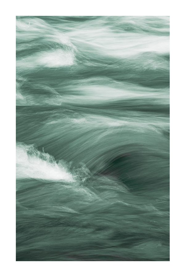 Violent Mintgreen Waves Poster