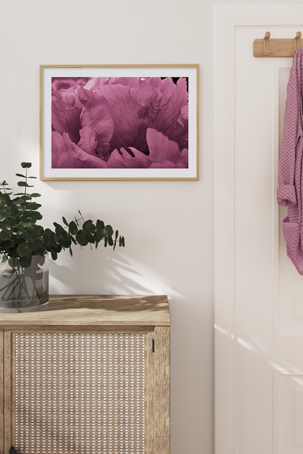 Pinky Purple Petals Detail Poster