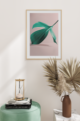 Green Leaf Detail Poster