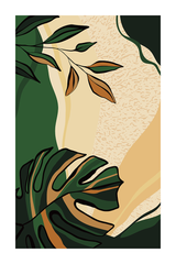 Monstera Illustration Poster No.2