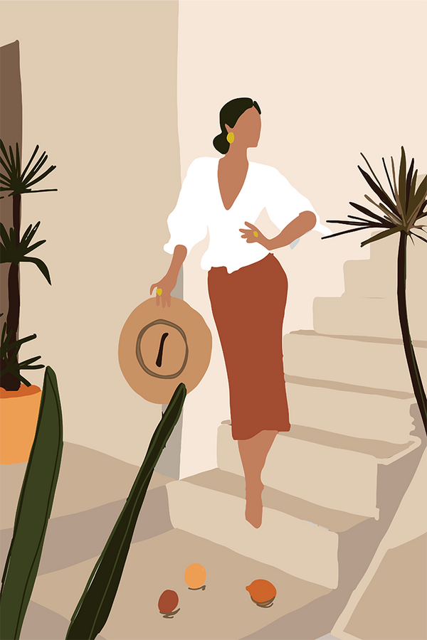 Fashion Woman Illustration Poster