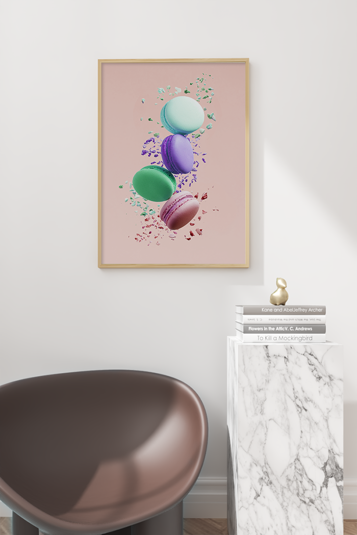 Pastel Macaron Poster