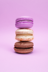 Purple Macaron Poster