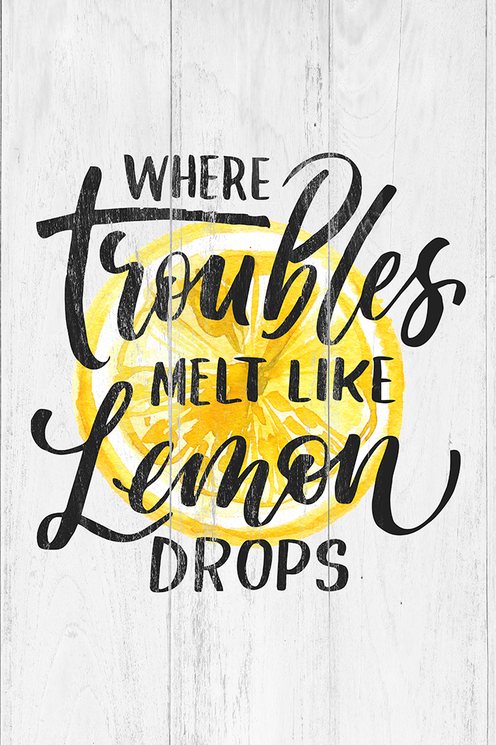 Motivational Lemon Quote Poster No.2