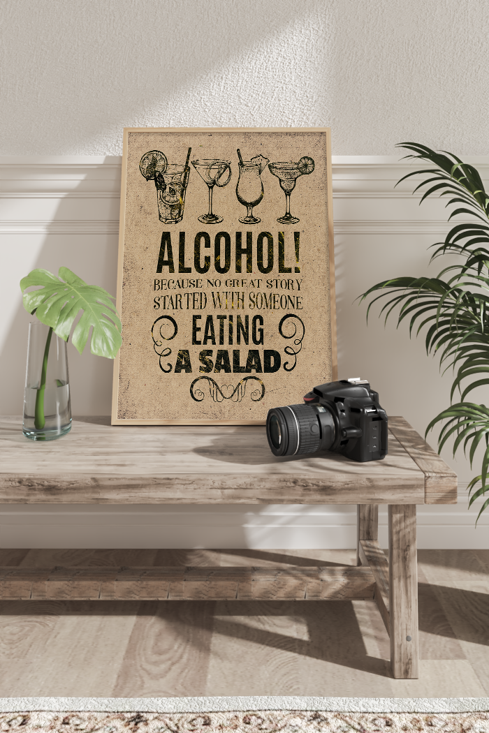 Retro Alcohol Poster